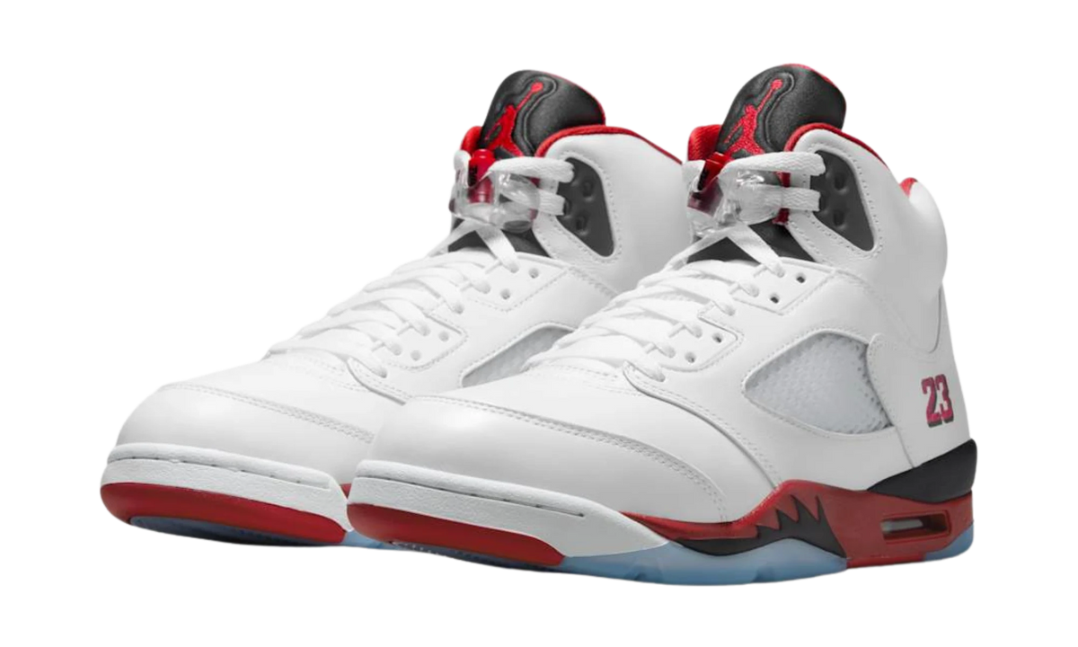 Air Jordan 5 Fire Red "Black Tongue"