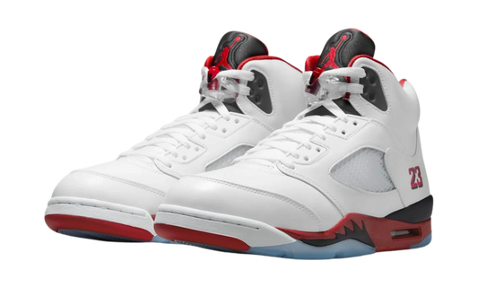 Air Jordan 5 Fire Red "Black Tongue"
