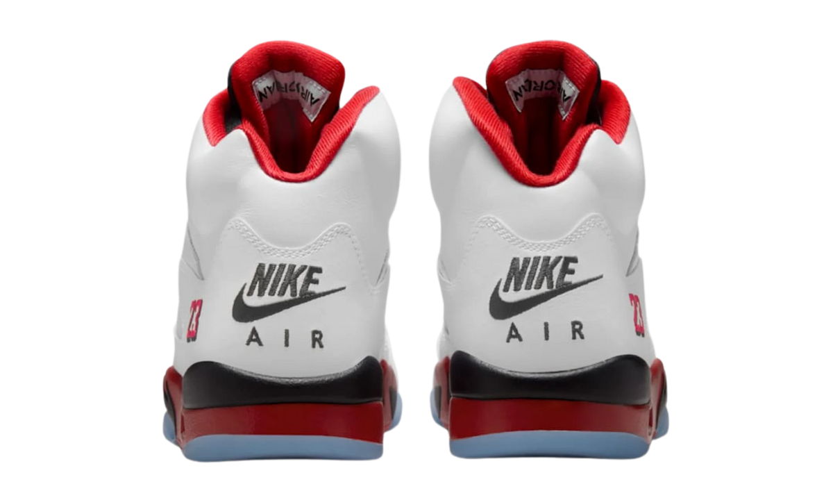 Air Jordan 5 Fire Red "Black Tongue"