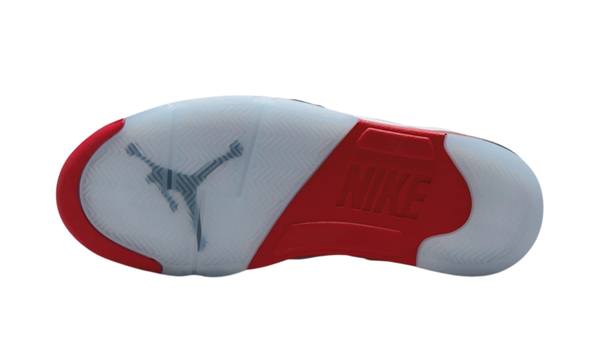 Air Jordan 5 Fire Red "Black Tongue"