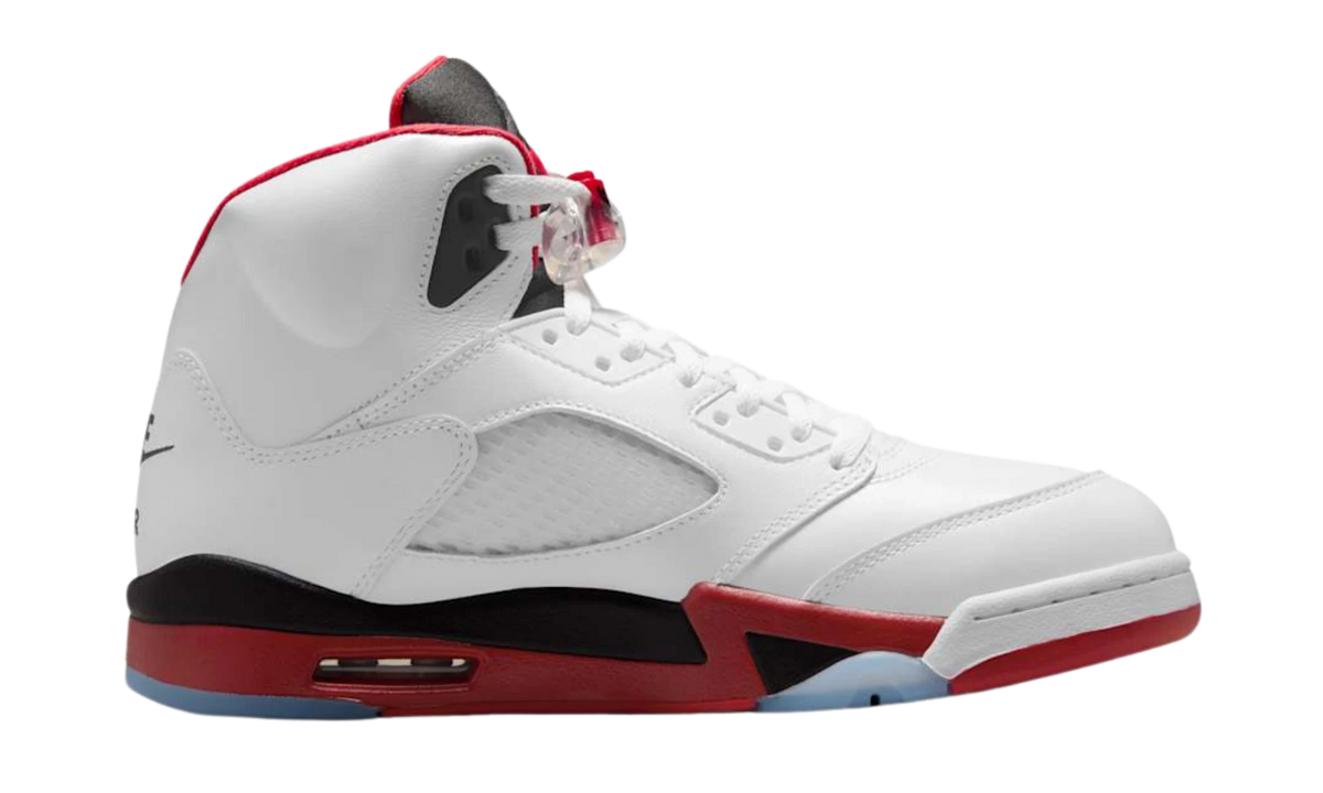 Air Jordan 5 Fire Red "Black Tongue"